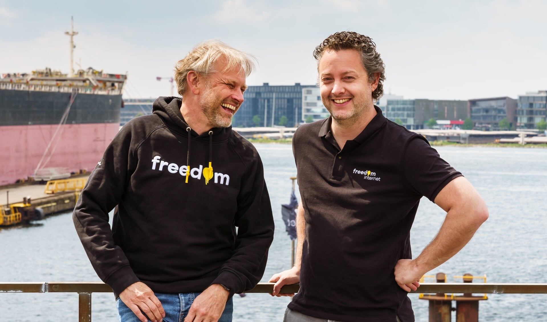 Anco Scholte ter Horst (CEO Freedom) en Twan (Manager Commercie Freedom)