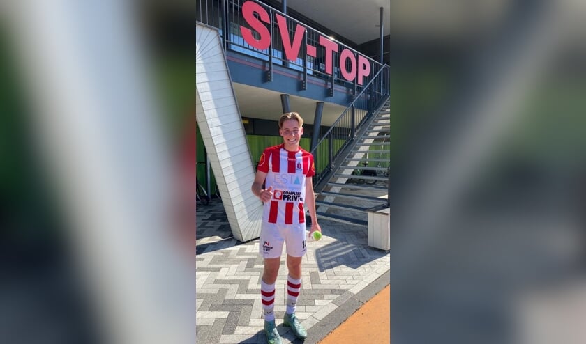 Den van Deutekom schoot de winnende namens TOP tegen de touwen. (Foto: Chris van den Dungen)