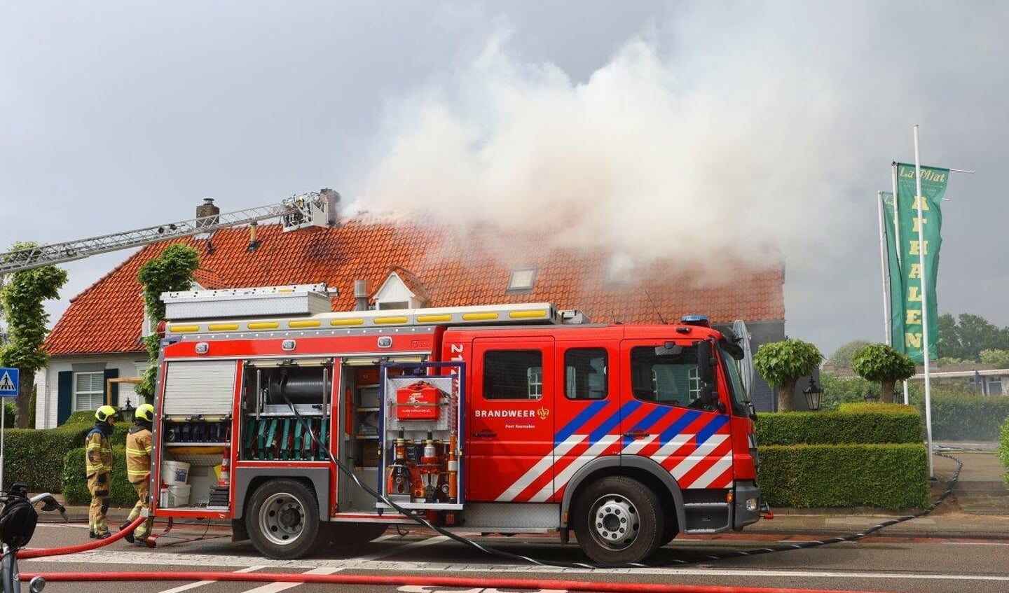 Grote brand in Thais restaurant in Rosmalen.