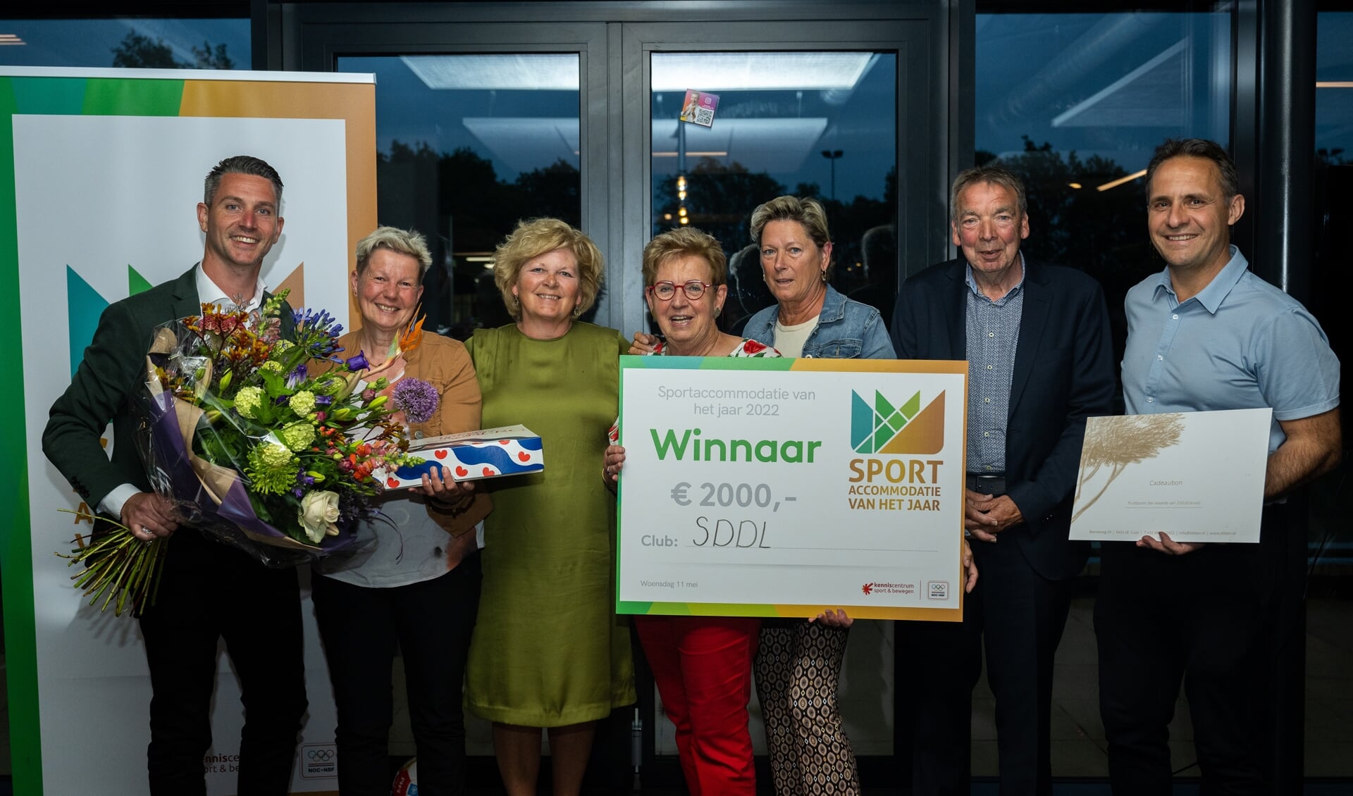SDDL wint titel Sportaccommodatie van het jaar 2022.