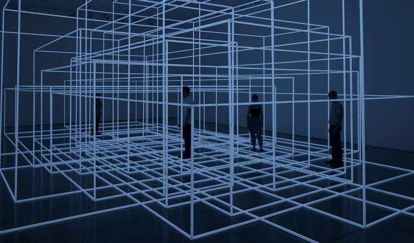 <p>Het werk Breathing Room van Antony Gormley.</p>