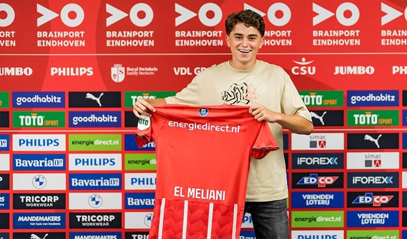Reda El Meliani heeft zijn eerste profcontract getekend in Eindhoven. 