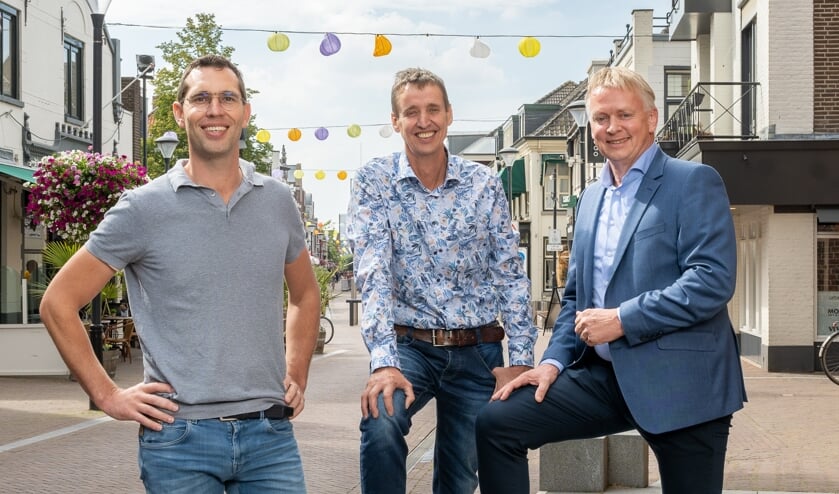 Willem Hofmans, Hugo Bens en Ton Derks.