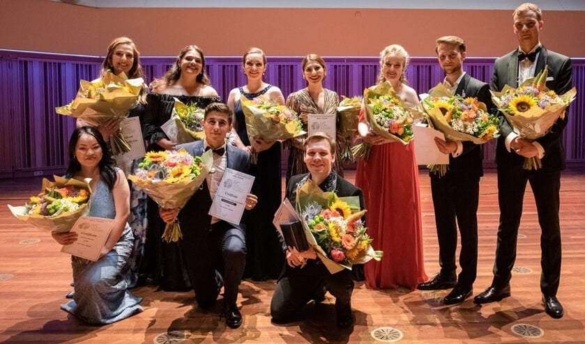 De prijswinnaars van de 55e International Vocal Competition ’s-Hertogenbosch.  