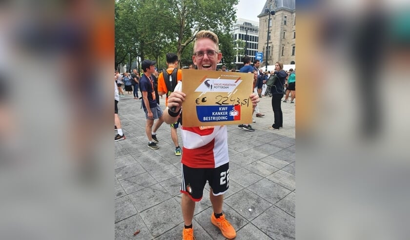 <p>Thomas na zijn run.</p>
