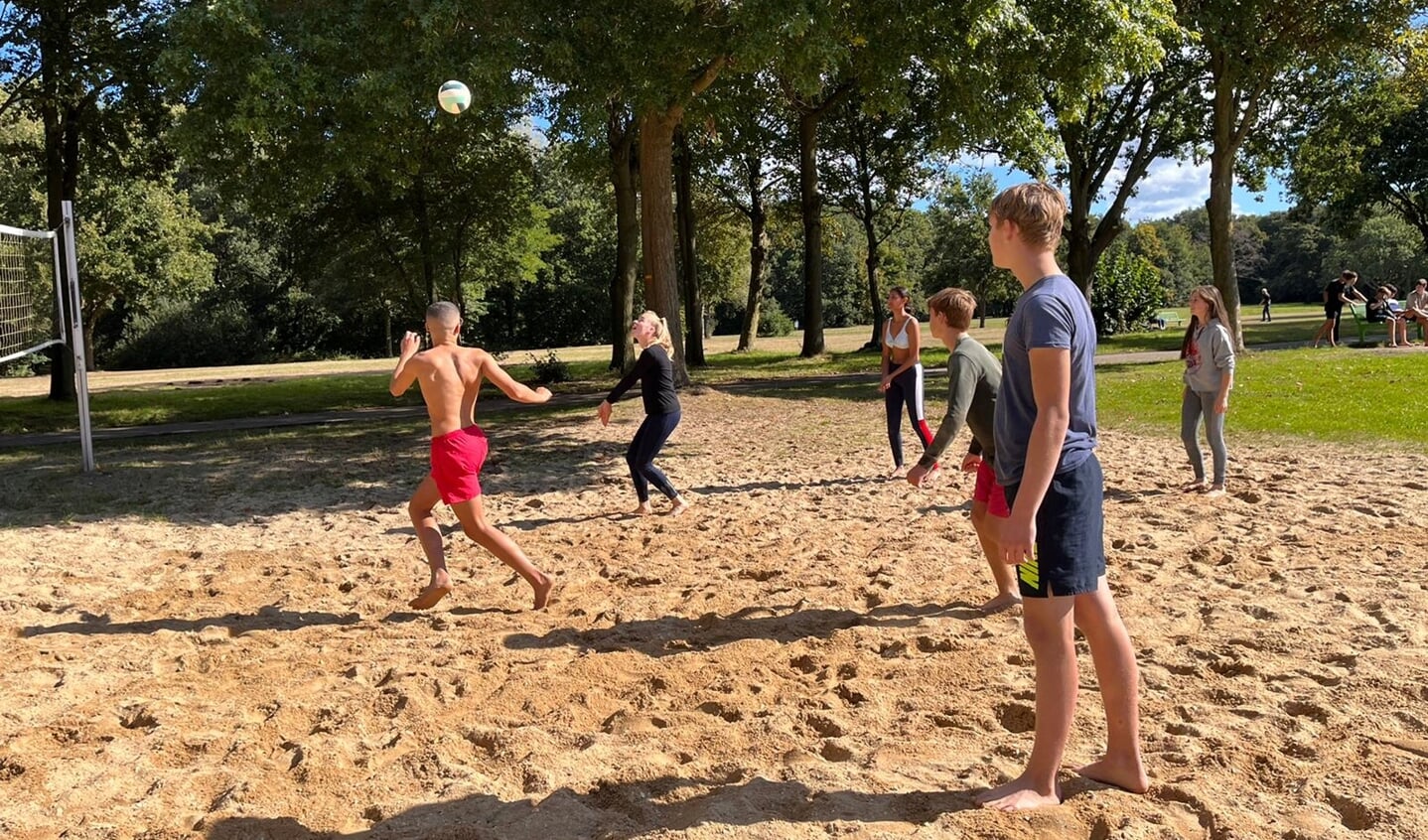 In een stralende zon genoten de leerlingen zichtbaar van alle activiteiten.
