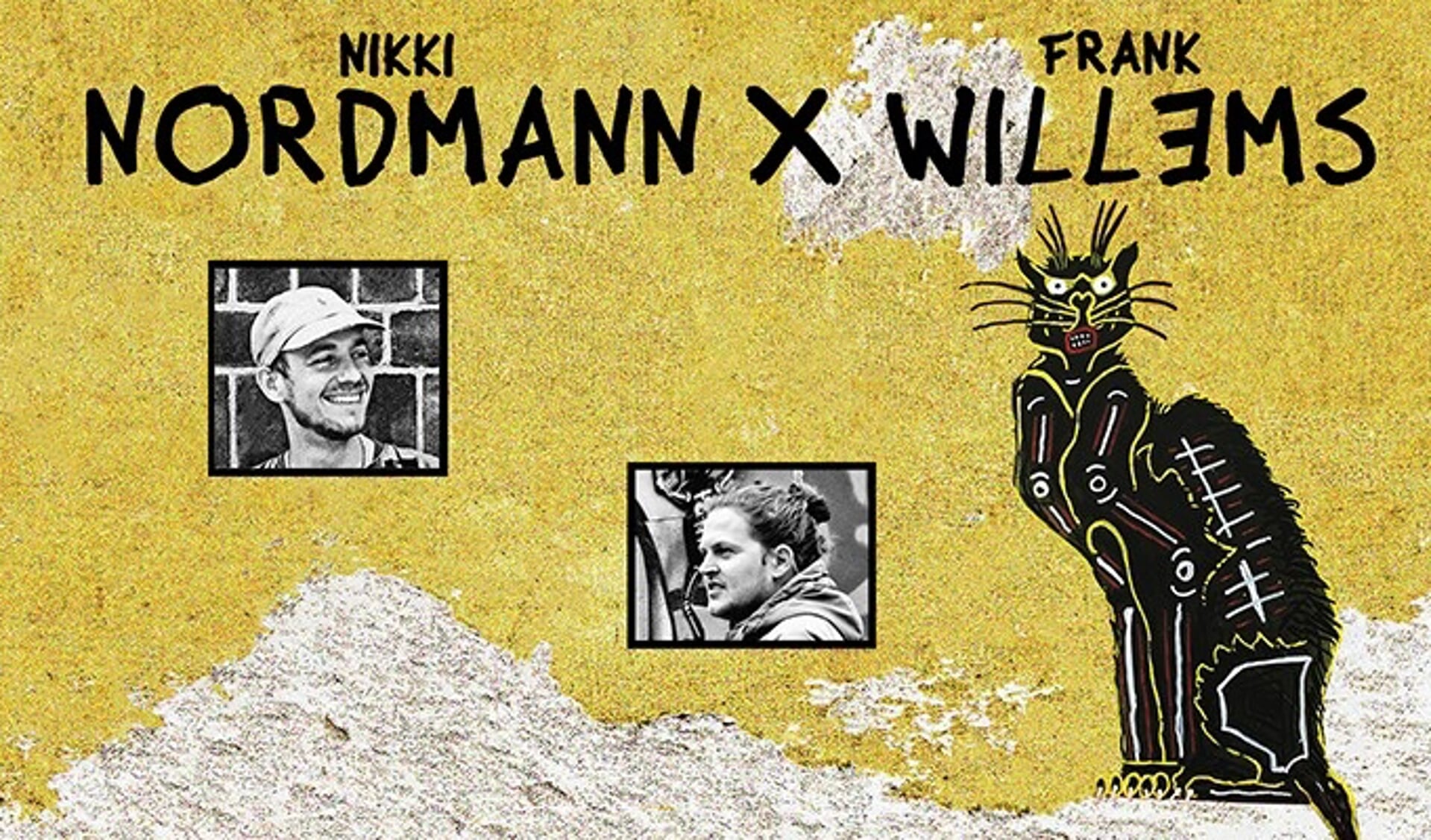 De Bossche kunstenaars Nikki Nordmann en Frank Willems openen op zaterdag 1 oktober hun tentoonstelling in Café Voltaire aan de Stoofstraat in Den Bosch.