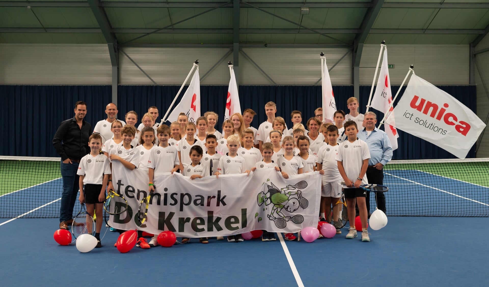 Unica ICT Solutions tekent voor hoofdsponsorschap
Tennis en Padel De Krekel.