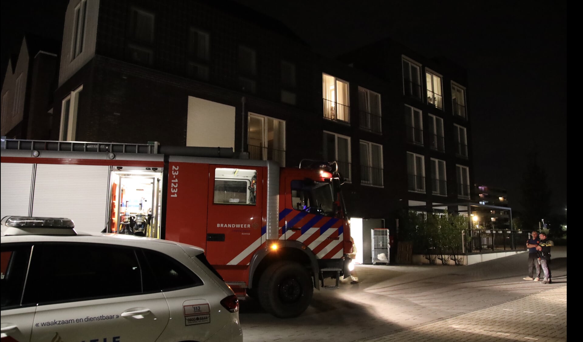 De brandweer rukte woensdag lavond uit voor een keukenbrand in verzorgingshuis Norbertushof.