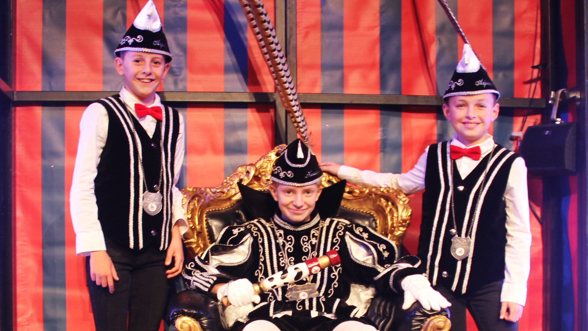 Het kersverse jeugdtrio.