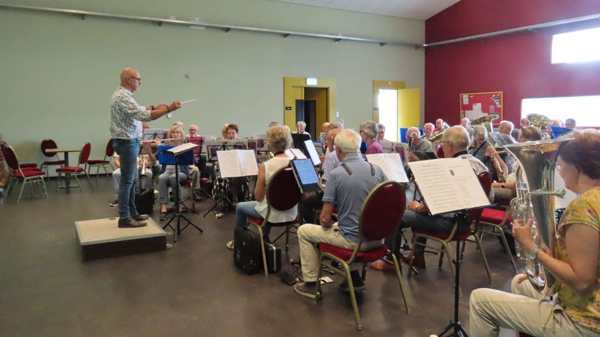 De repetities zijn in volle gang bij het Seniorenorkest Land van Cuijk.
