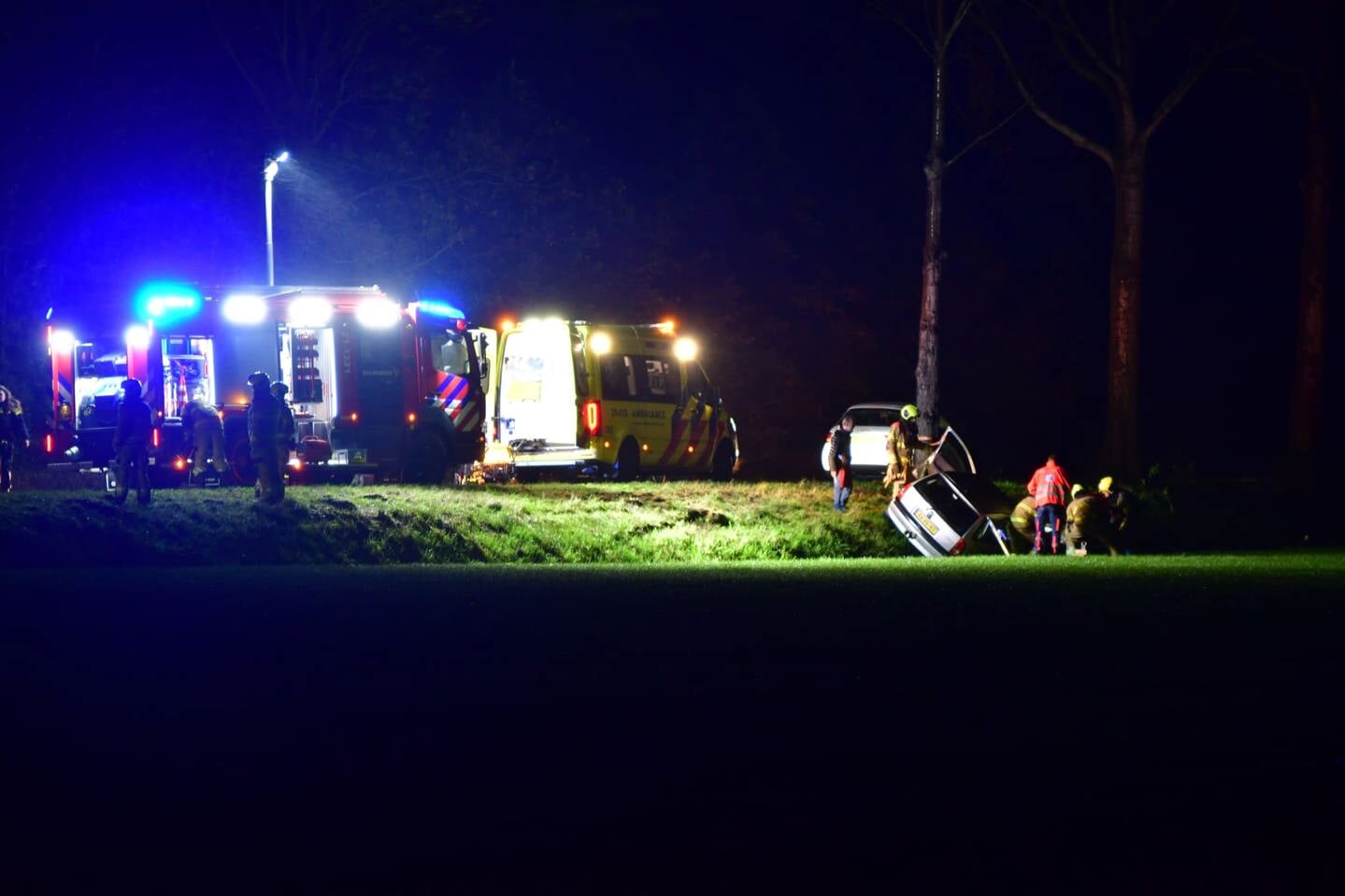 Bij een eenzijdig ongeval op de Kepkensdonk is een bestuurder van een voertuig zondagavond gewond geraakt.
