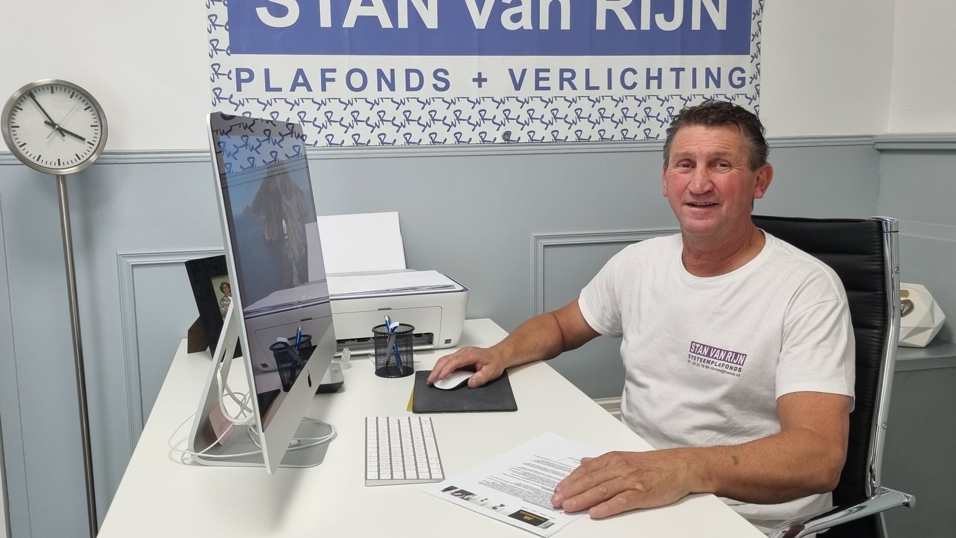 Stan van Rijn zit al een hele tijd in het vak van systeemplafonds.