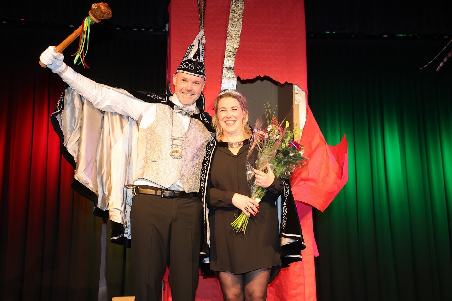 Prins Joris (Kahlert) d'n Urste & Prinses Elly (Kahlert), de nieuwe heersen van C.V. De Vèrkeskôp.