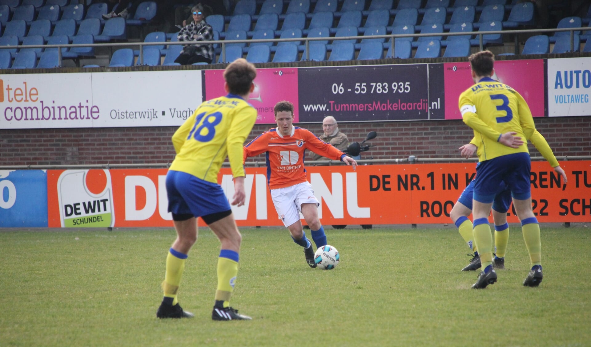 DAW Schaijk en Schijndel/De Wit speelden met 0-0 gelijk.