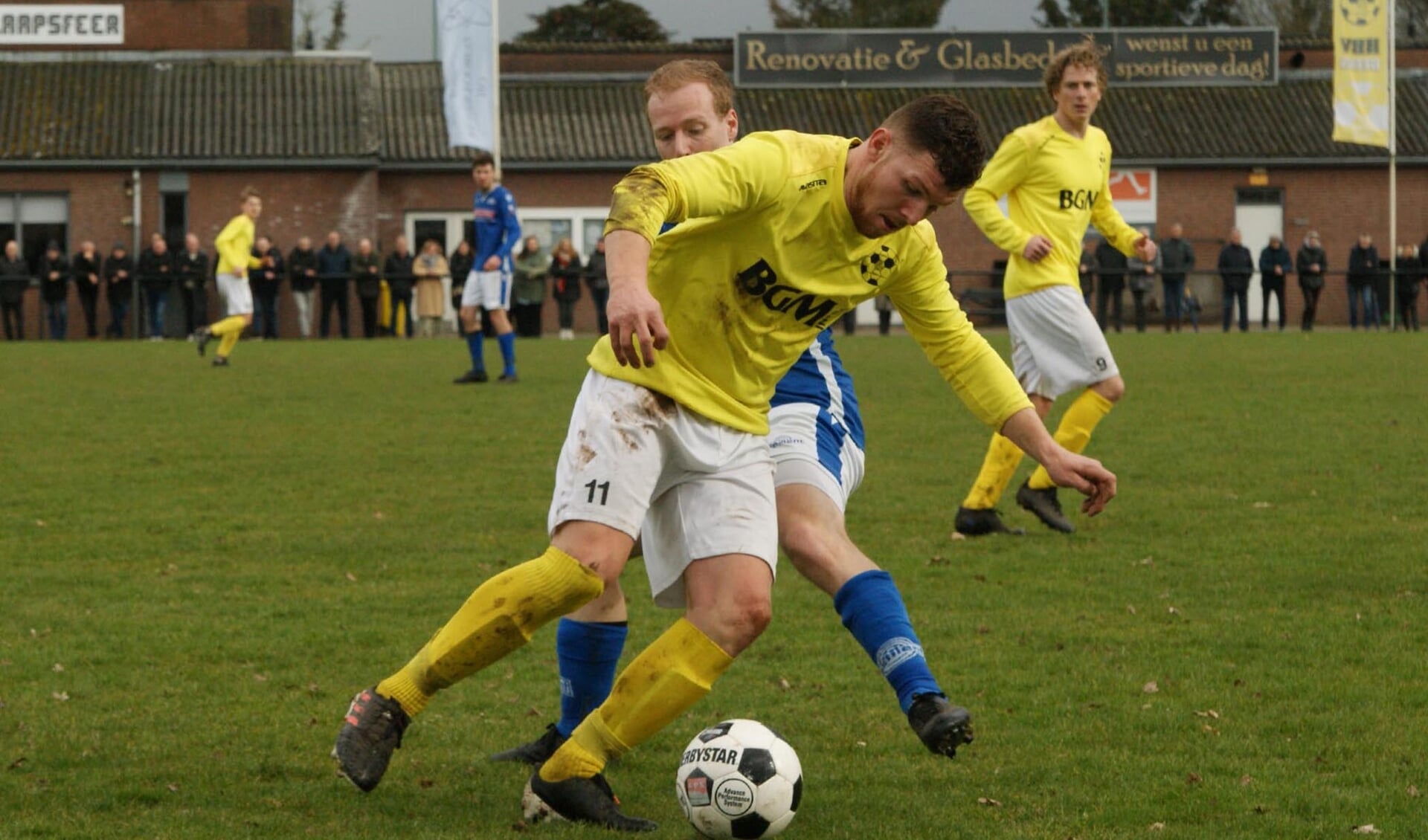 HBV en Festilent lieten elkaar voetballen en maakten er een spannende wedstrijd van.