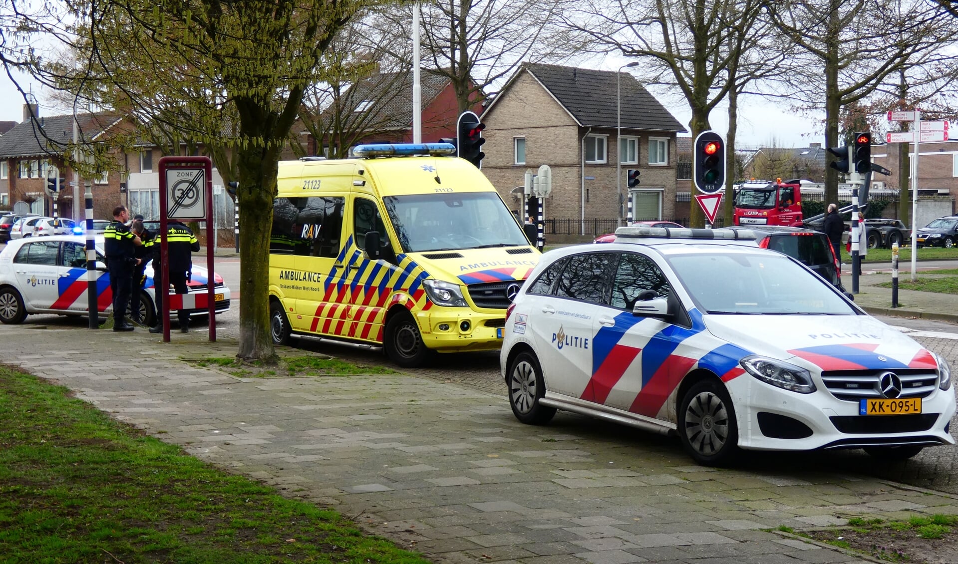 Fietsster aangereden op Hertogensingel.