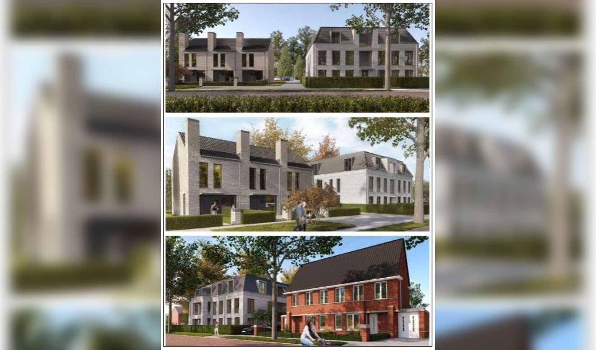 Een beeld van de nieuwe woningen.