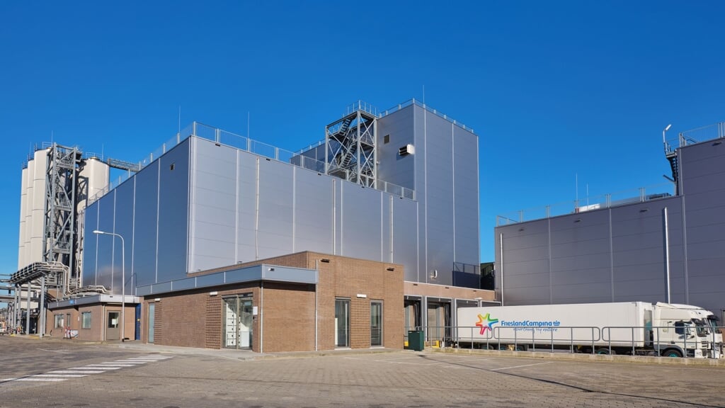 De nieuwe productiefaciliteit van FrieslandCampina voor lactoferrine in Veghel.