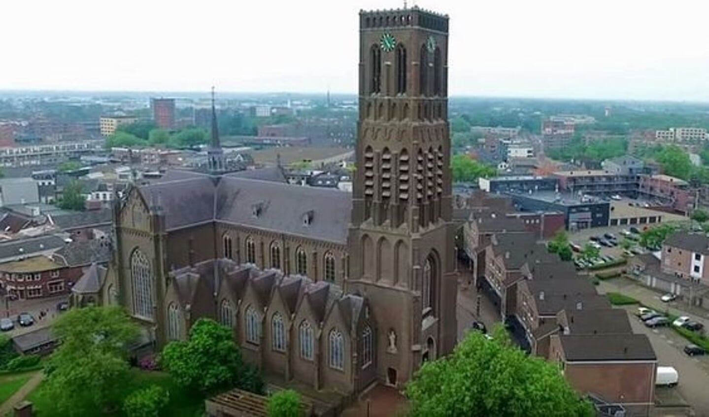 Grote Kerk door drone