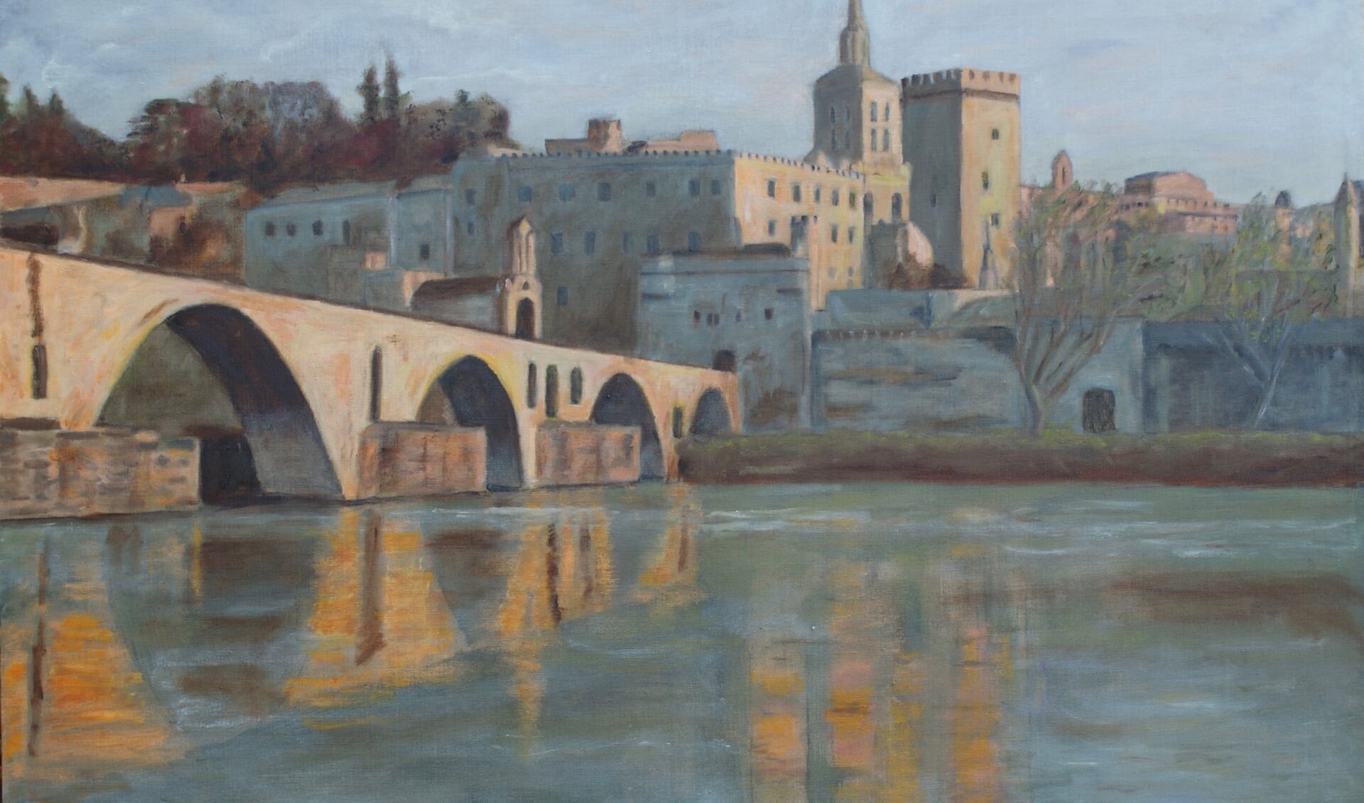 Avignon brug en Pauselijk paleis