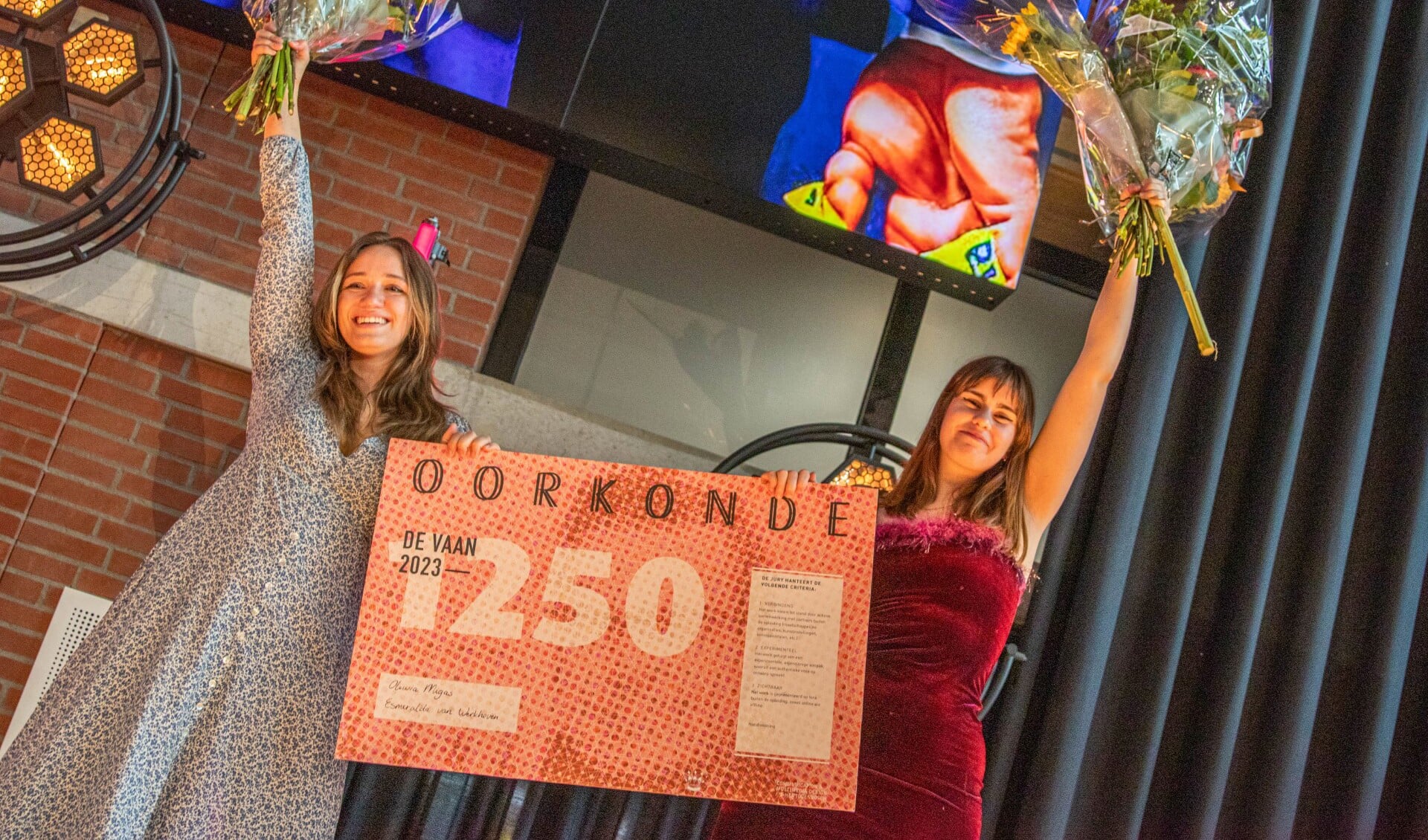 Oliwia Migas en Esmeralda van Werkhoven zijn dit jaar de winnaars van de De Vaan-afstudeerprijs.