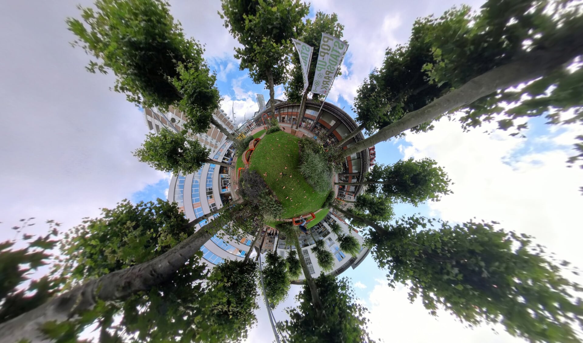 Arno Lucas maakte deze foto met een 360 graden camera. Hij vertelt: