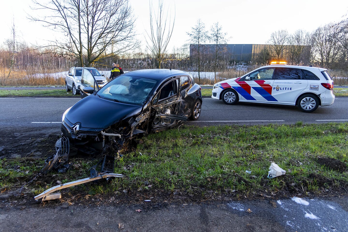 Ravage Bij Ongeval Macharenseweg Oss, Bestuurders Hebben Engeltje Op ...