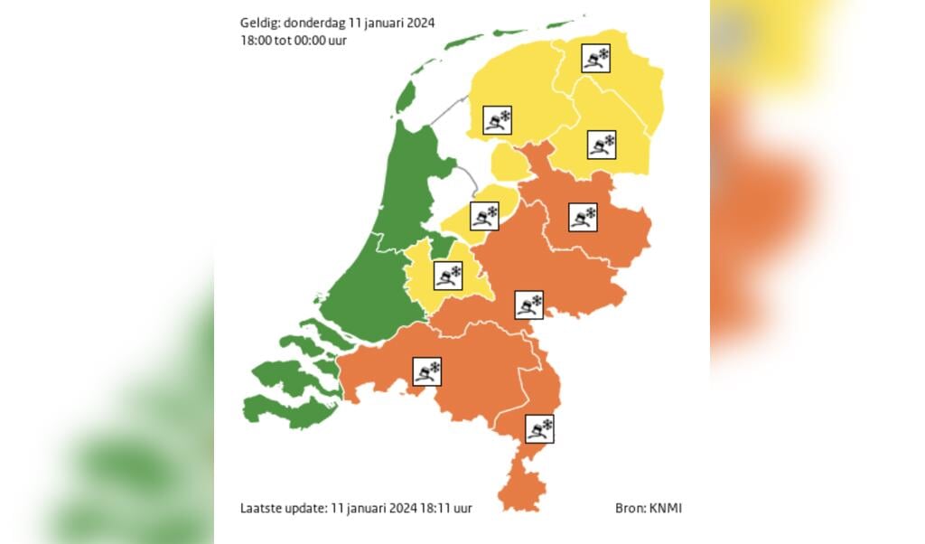 Opgelet: Het Is Glad In Brabant, KNMI Geeft Code Oranje Af - Adverteren ...