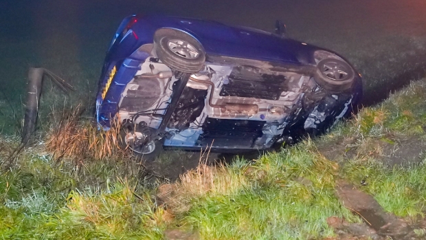 Auto zonder bestuurder aangetroffen in sloot in Dieden