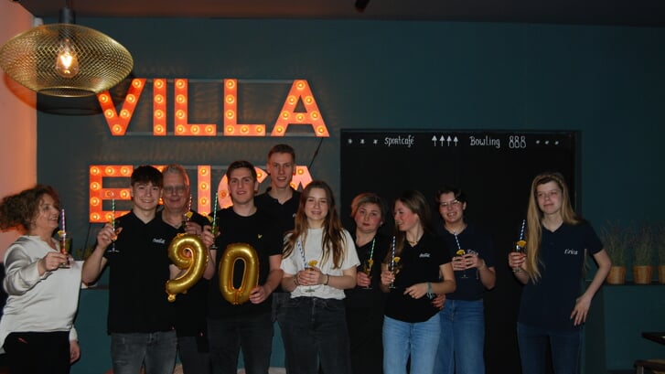 Het team van Villa Erica kijkt er naar uit om samen met haar gasten de 90ste verjaardag van de Sint Hubertse onderneming te vieren. 