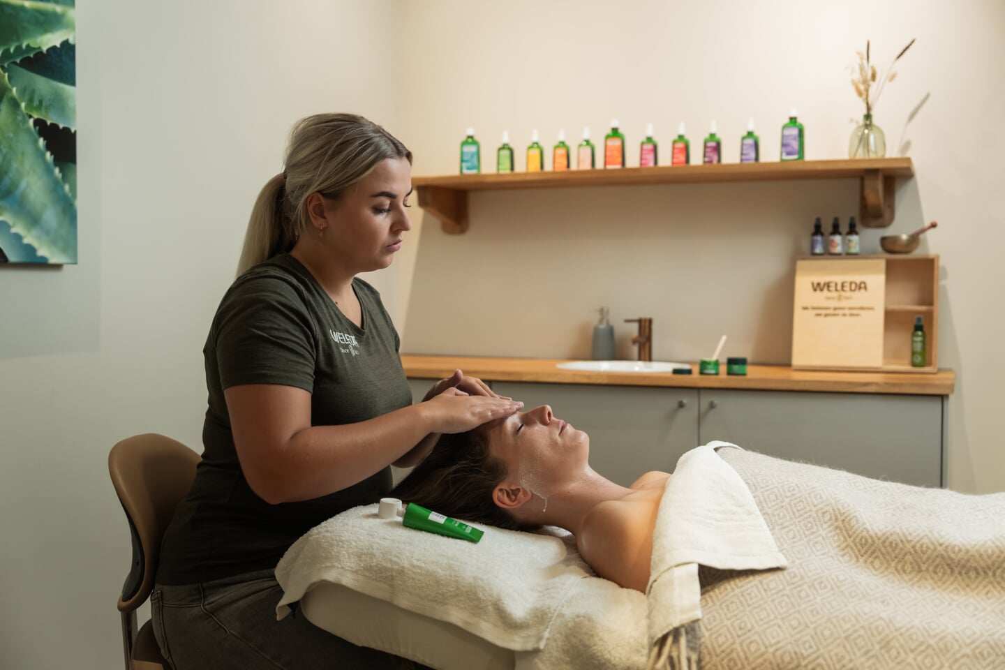 Weleda City Spa Den Bosch-Vught biedt ook diverse massages en gezichtsbehandelingen.