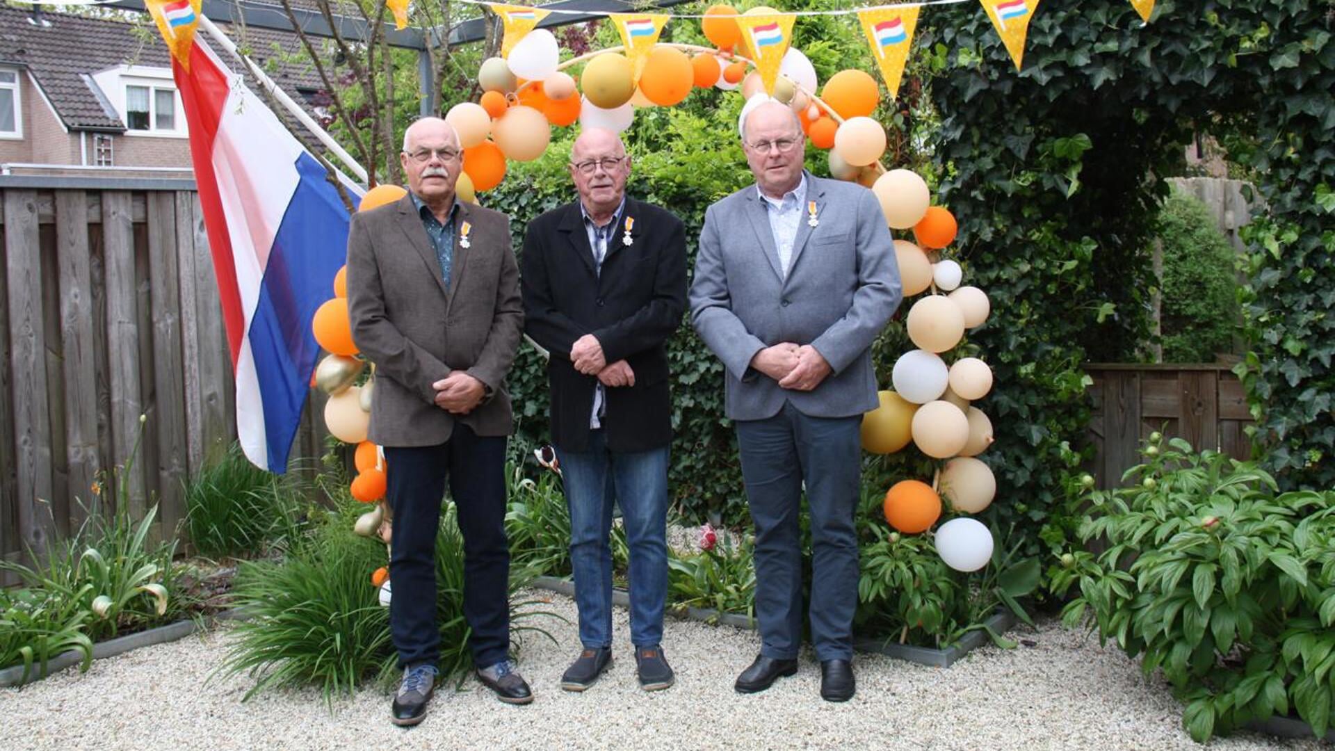 V.l.n.r.: Harry, Piet en John van den Broek.