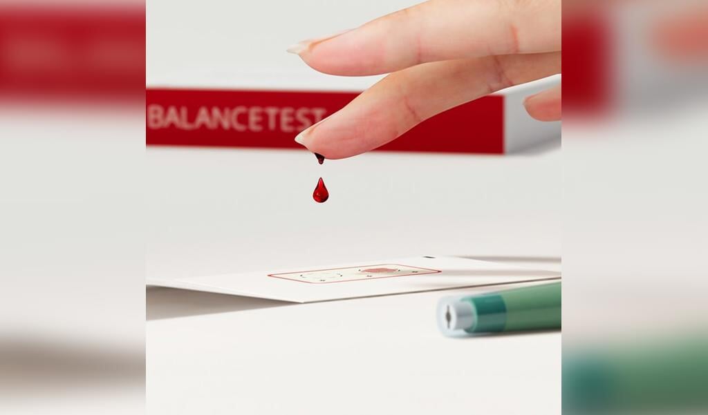 Afbeelding om de Zinzino bloedtest te illustreren. 