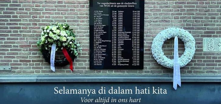 In Grave is er al een monument voor de slachtoffers van Nederlands Indië. Moet er een monument komen voor heel Land van Cuijk? (Foto: Fred Hulsman)