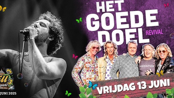 The Dutch Queen Tribute en Het Goede Doel Revival zijn beide te zien bij Mill at the Park.