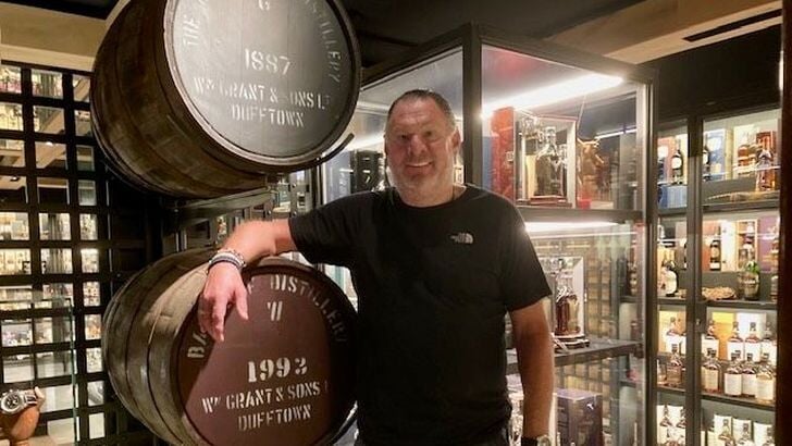 Bob Vink in The House of Whisky.