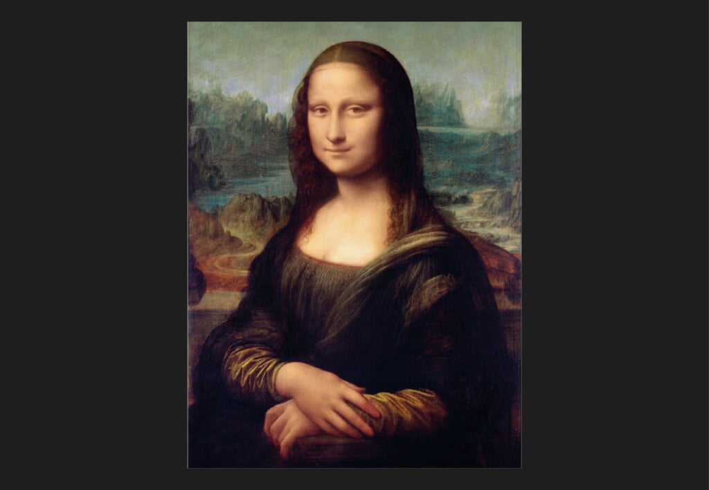 Mona Lisa is een bekend werk van Leonardo da Vinci.