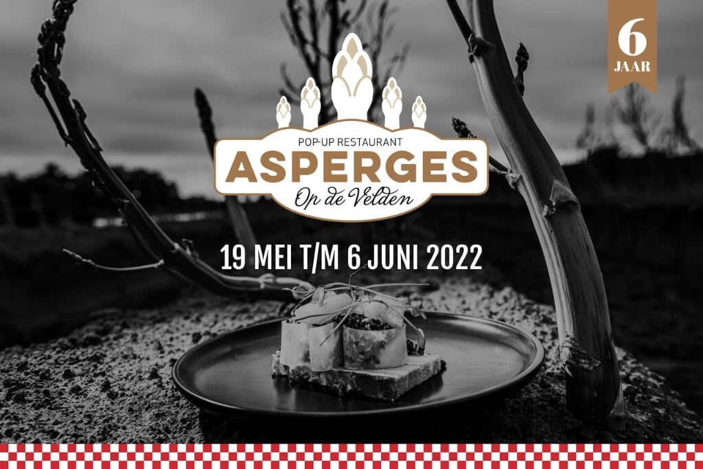 Pop-up restaurant Asperges op de Velden van 19 mei tot en met 6 juni.