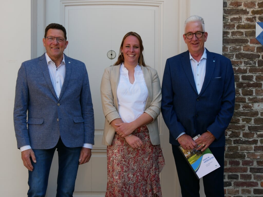 Rien Verhagen (CDA), Miranda Kerkhof - Ulehake (HIER) en Arie de Zwart (PvdA-GroenLinks).