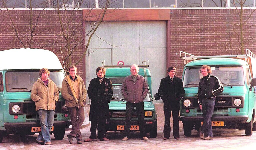 Marien van Doorn, Charles van den Brink, Peter Bosman, Jan Boer en Gijsbert Maijenburg