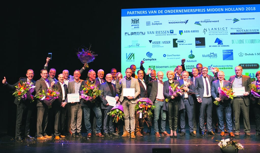 Winnaars en genomineerden van de Ondernemersprijs Midden Holland