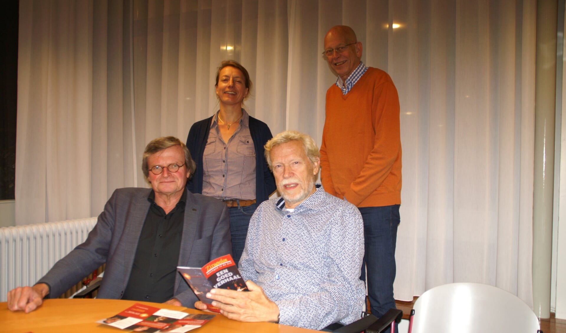 v.l.n.r.: Anne van Urk, Annet Knol, Ton Schreuders en Albert-Jan Wagensveld