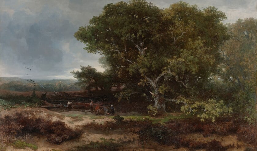 Johannes Warnardus Bilders (1811-1890) De heide bij Wolfheze 1866, olieverf op doek, Rijksmuseum
