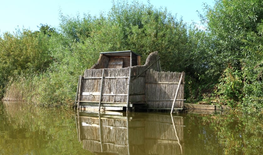 jachthut in de Reeuwijkse Plassen (archieffoto)