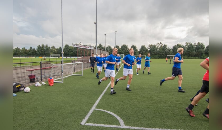 De Rohda-selectie bij de eerste training.