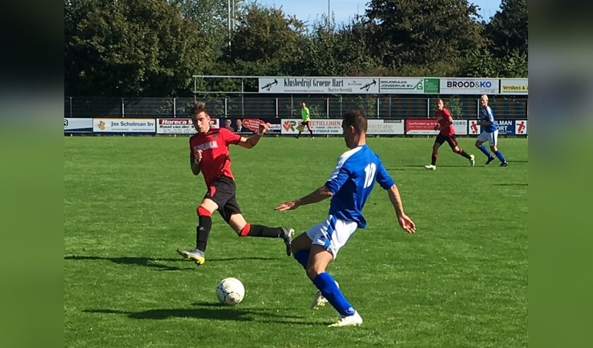 Arnoud Troost bezig aan een rush.