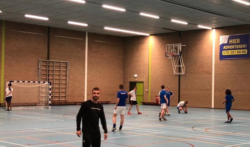 De zaaltraining van Rohda'76.