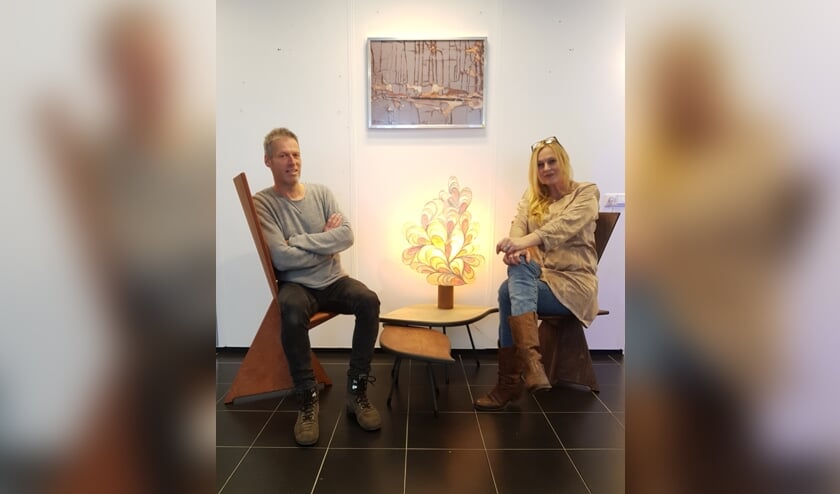 De werken van Merijn en Stijn blijken elkaar te versterken. Beeld: Lisanne van Uunen