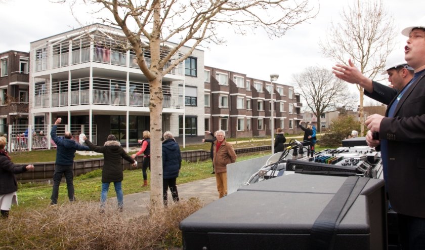 optreden Festival aan Huis voor de bewoners van De Reehorst